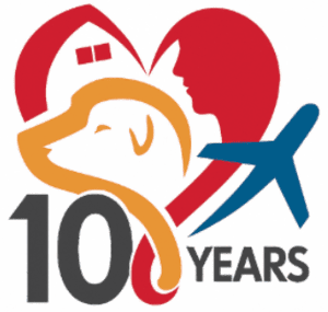 Service-Dog.org logo — 10 years